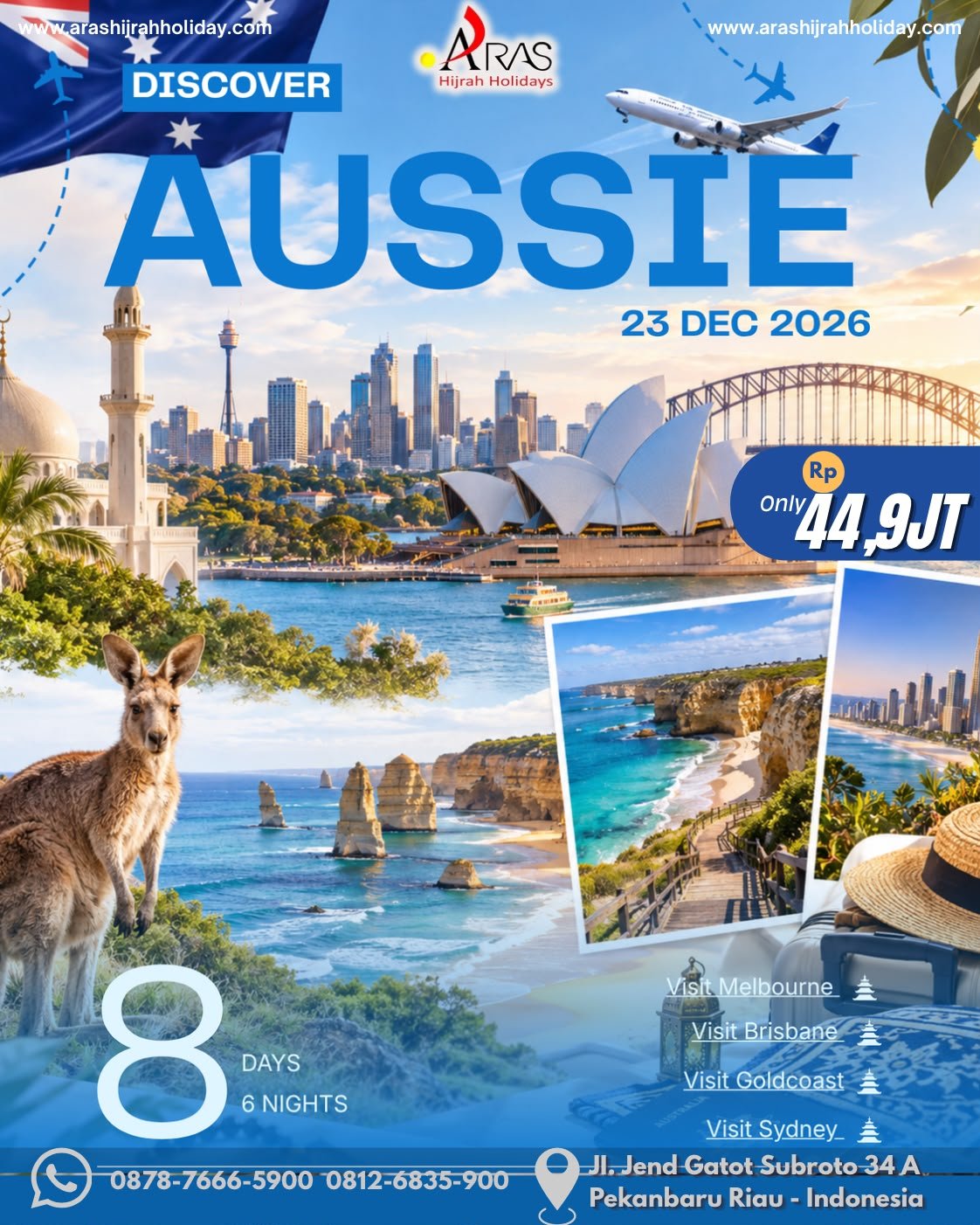 8HARI/6MALAM AUSSIE MUSLIM FRIENDLY